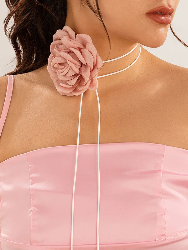Flower Shape Necklaces Accessories Dainty Necklace