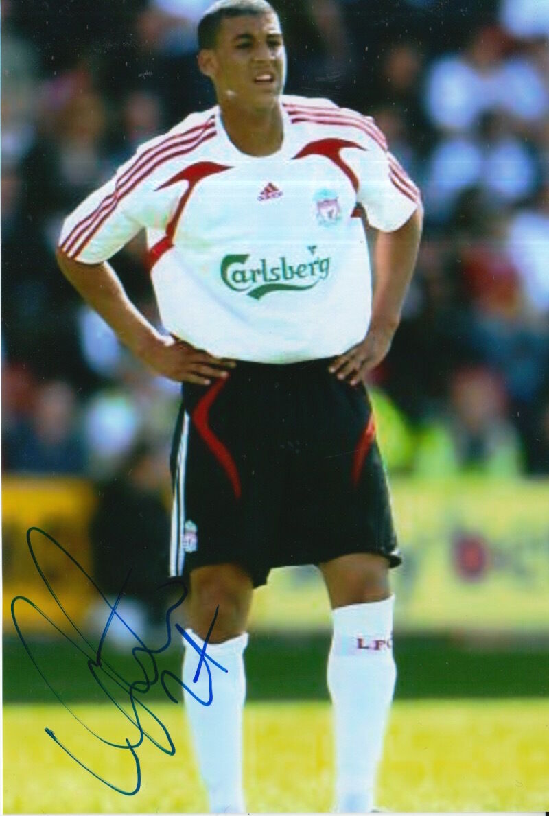 LIVERPOOL HAND SIGNED LEE PELTIER 6X4 Photo Poster painting 1.