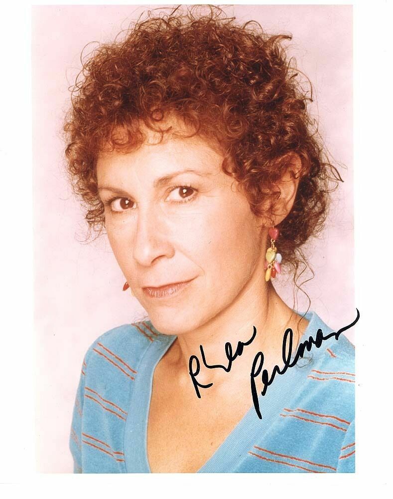 RHEA PERLMAN, ACTRESS, CHEERS WAITRESS AUTOGRAPHED SIGNED 8X10 COLOR Photo Poster painting