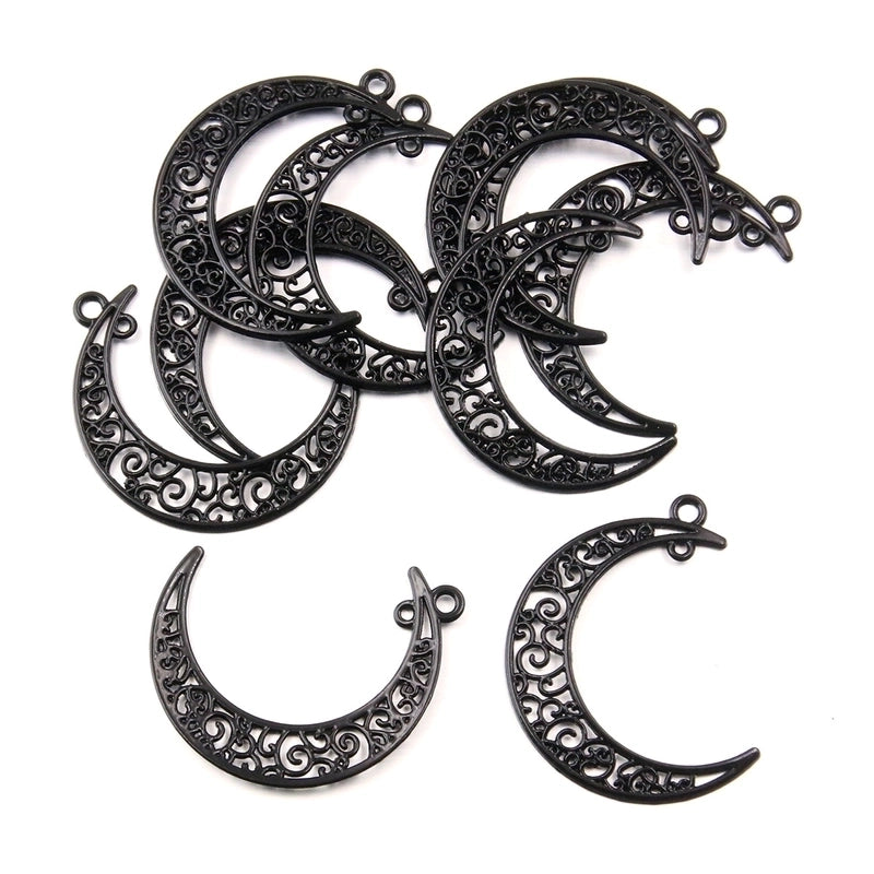 1 Piece Alloy Moon Bat Pendant Jewelry Accessories
