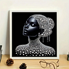 Black Pearl-Crystal Rhinestone Diamond Painting