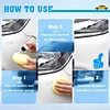 V-Vaxy Car Scratch Repair Wax, Car Buff Out Scratch Remover, Cars Scratches Repairing & Polishing Wax Paint Restorer, Multi-Effect Protection Repair Scratcher (2PCS+2*sponges)