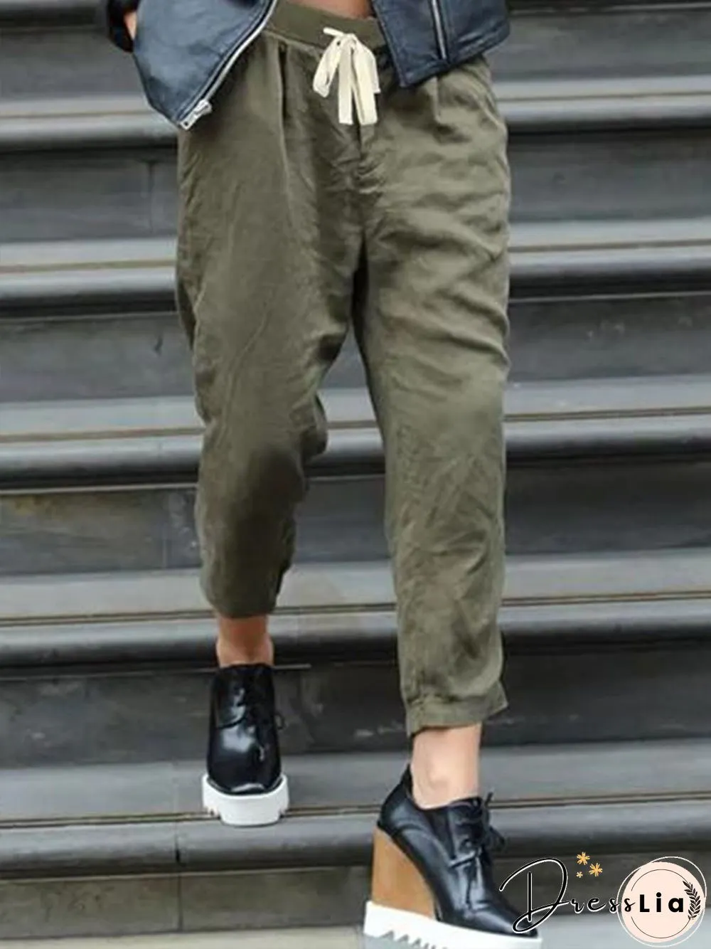 Cotton-Blend Pants