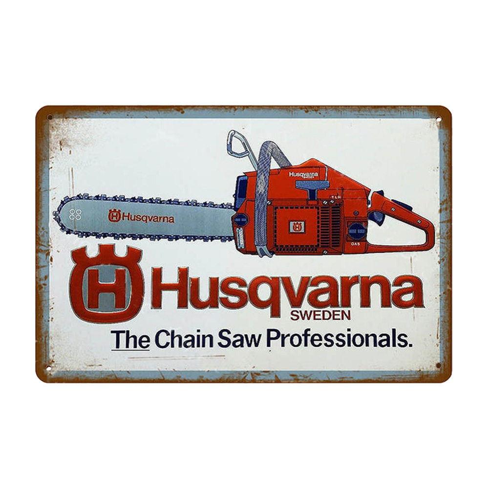 

30*50CM - Round Drill Diamond Painting - Husqvarna, 501 Original