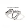 Chic Stylish Silver Stacking Rings