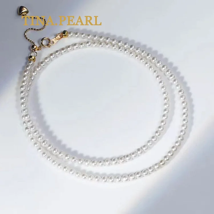 TINA Jewelry High-quality freshwater pearl necklace available in multiple sizes. 