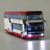 Double-Decker Bus Model, 1:32 Electric Bus Model Toy