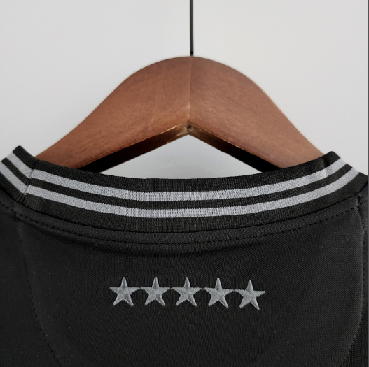 2022 Brazil All Black Football shirt Thai Quality