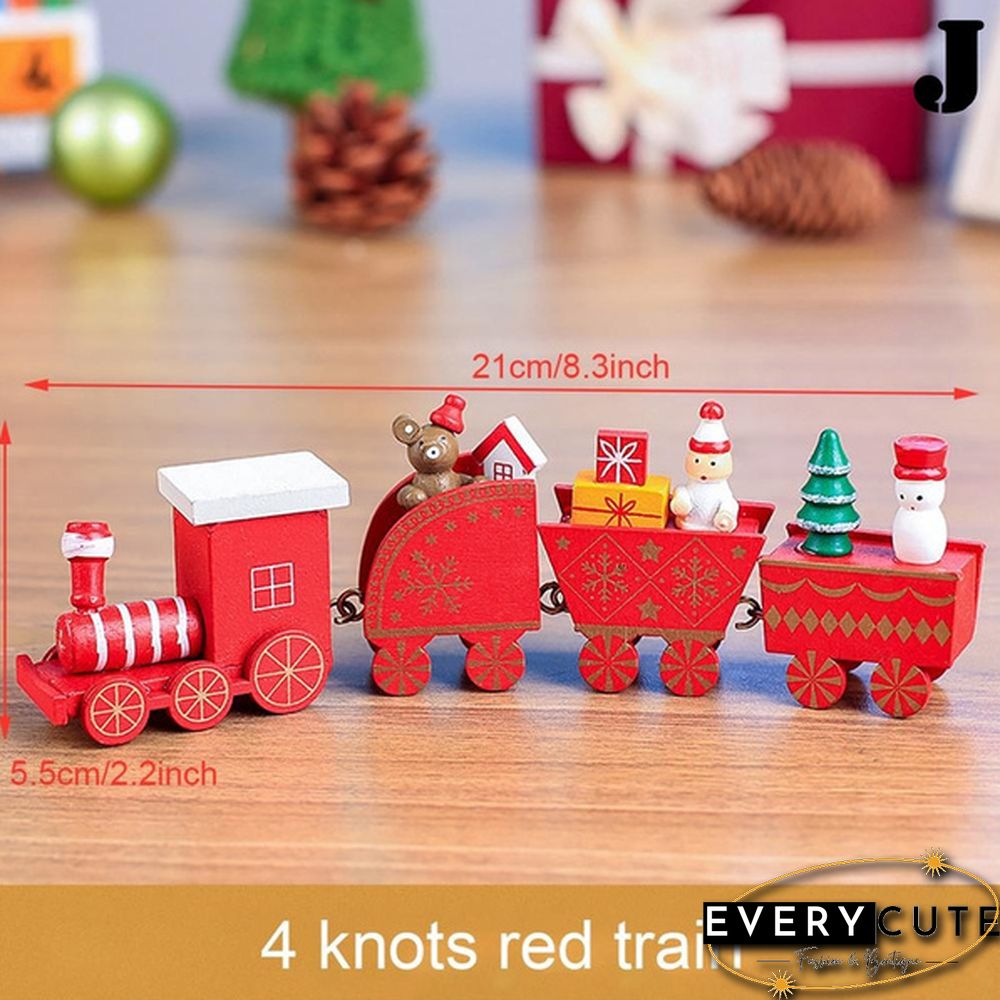 Christmas Wooden Little Train Merry Christmas Decoration For Home Christmas Ornaments New Year Gifts Xmas Decor Navidad Noel