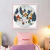 Snowland Fairy Tale-11CT Stamped Cross Stitch 20*20cm/7.87*7.87in tapestrymarket