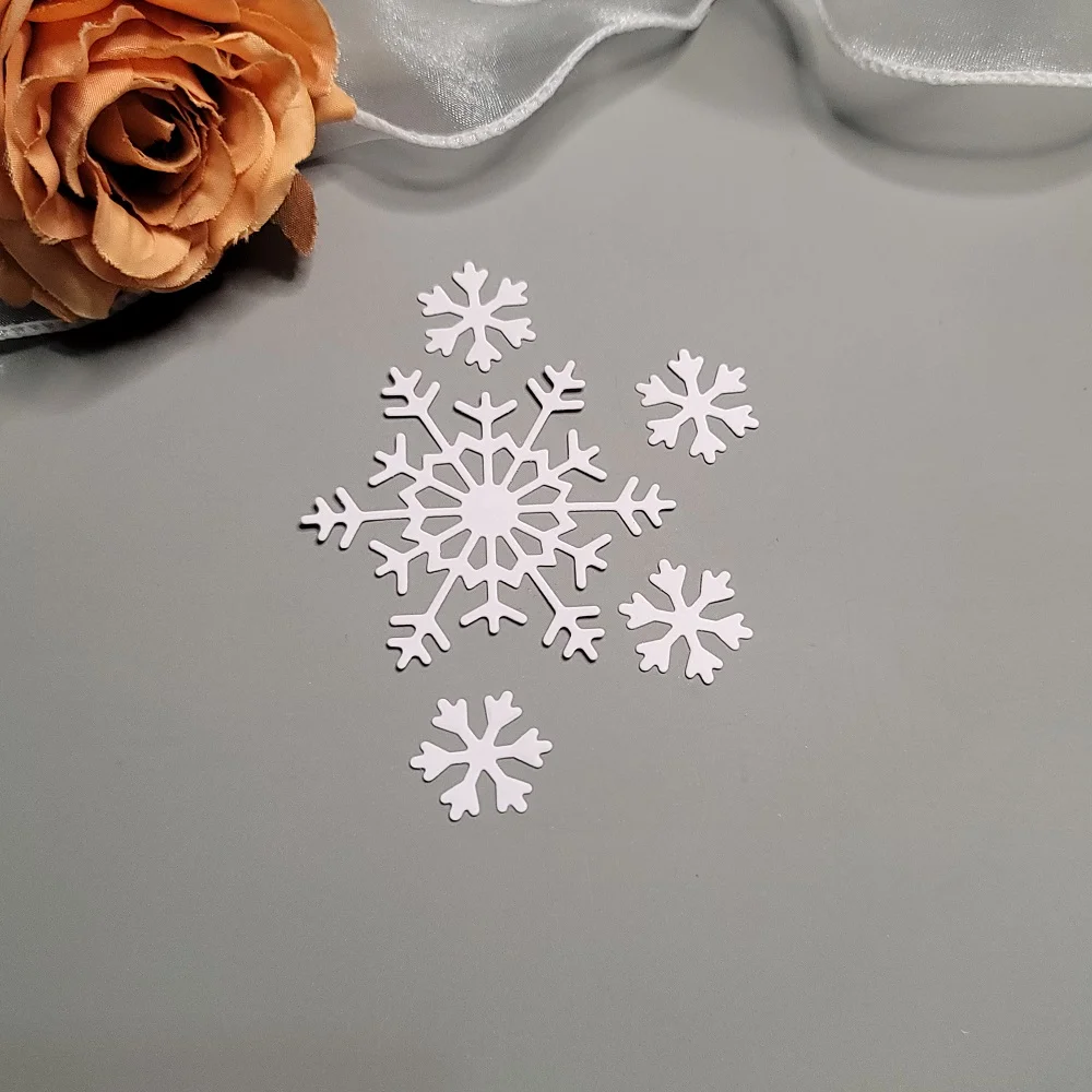Sdrawing Metal Cutting Dies Scrapbook Embossing Snowflake Die Cuts Album DIY Craft Cutting Die 2023 New Snowflakes Dies