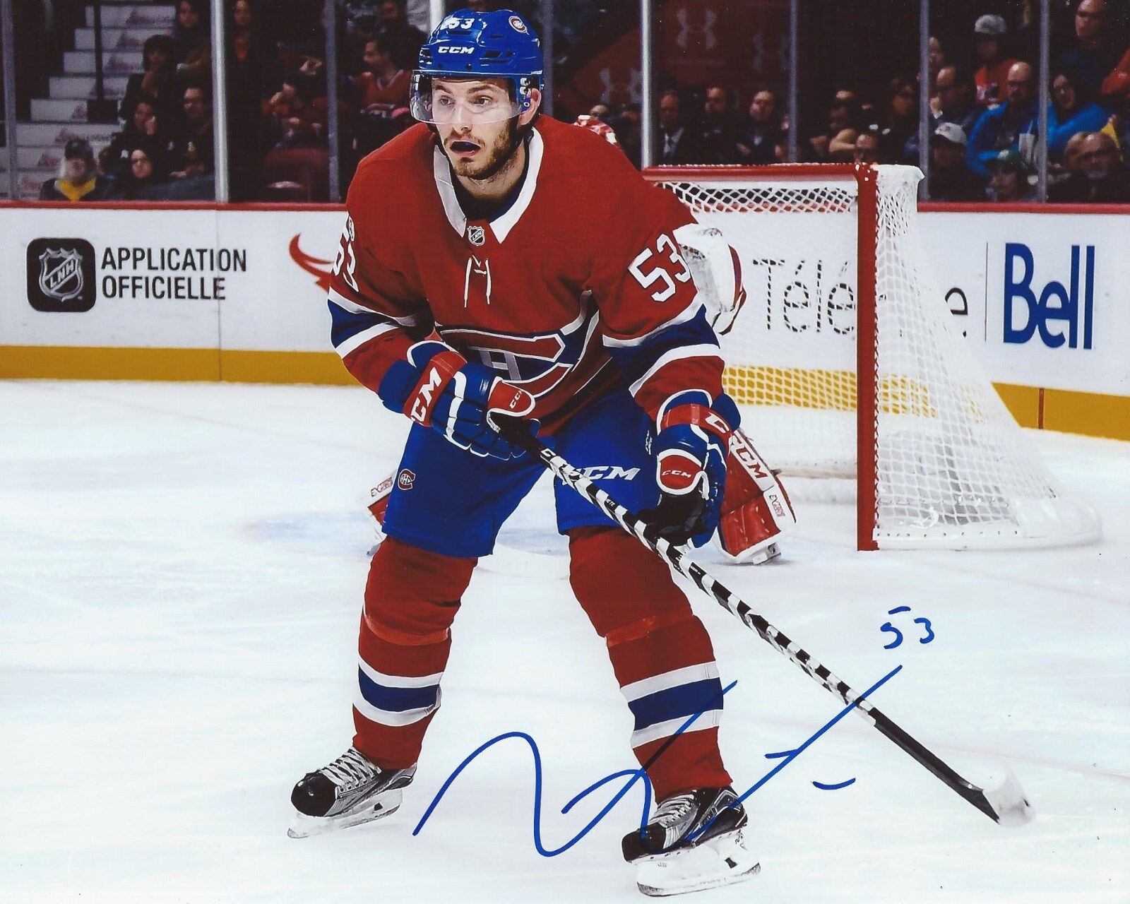 Victor Mete Signed 8x10 Photo Poster painting Montreal Canadiens Autographed COA B