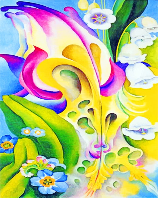 

The Old Garden Georgia Okeeffe – Abstract Paint By Numbers - 40*50CM, 501 Original