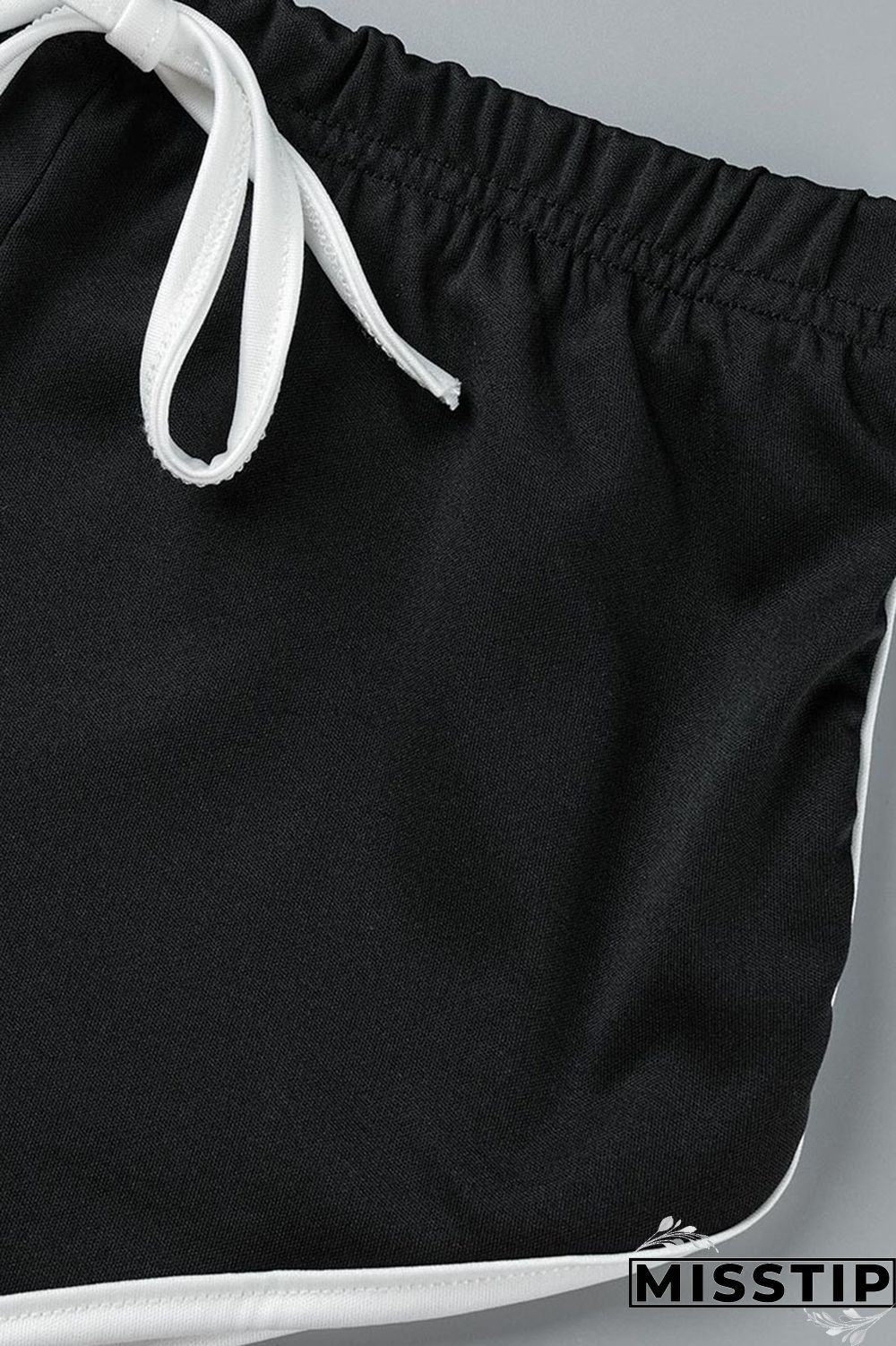 Green Fashion Casual Solid Patchwork Backless Halter Sleeveless Two Pieces