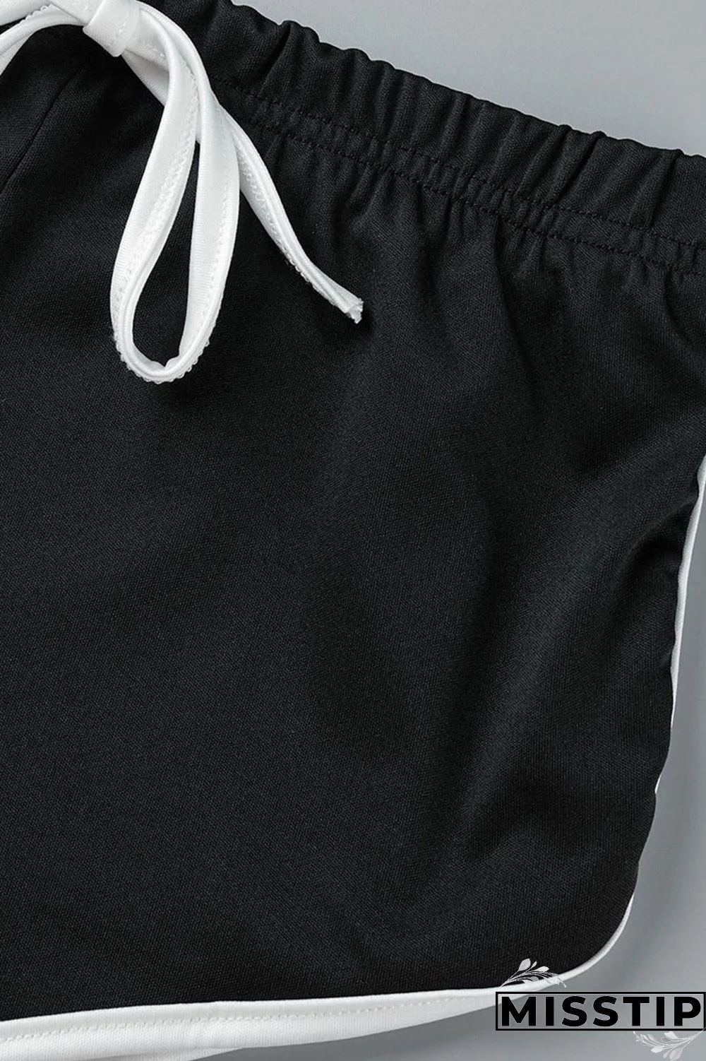 Green Fashion Casual Solid Patchwork Backless Halter Sleeveless Two Pieces