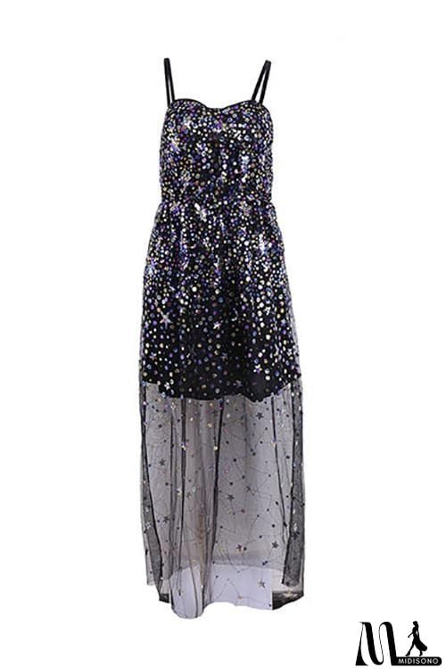 MidiSono - Sparkling Slip Maxi Dress