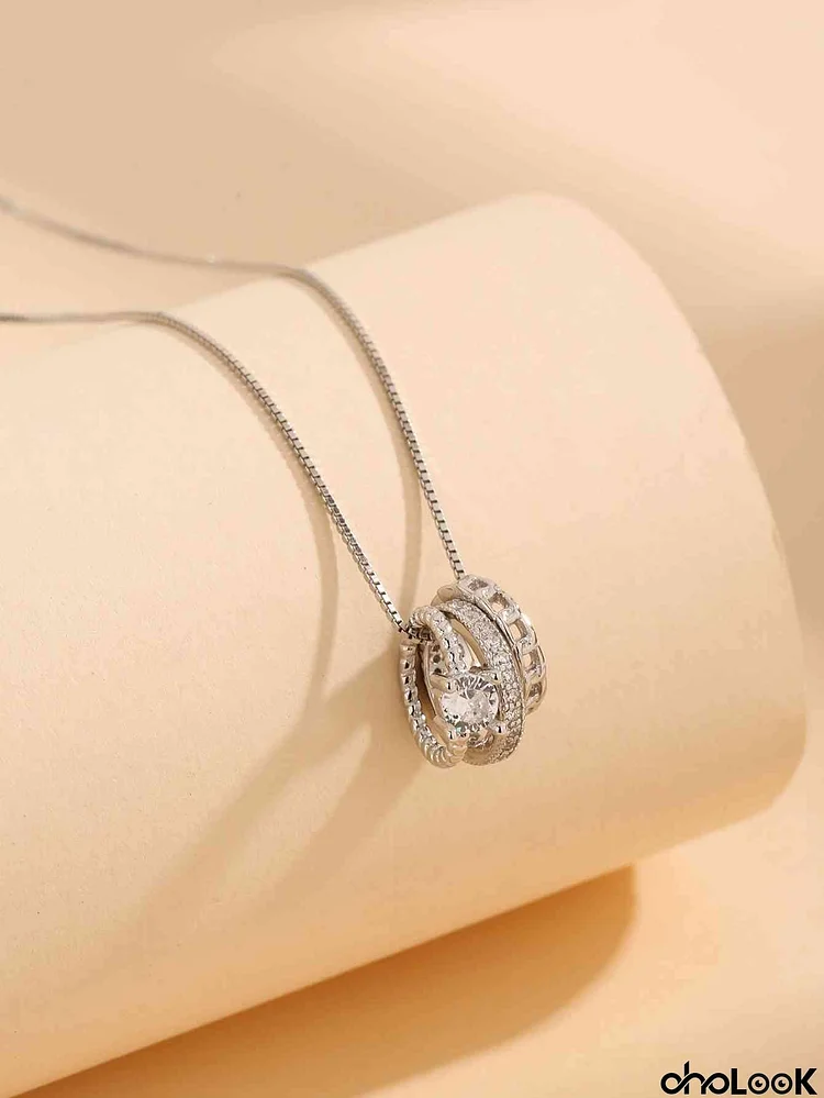 Zircon 925 Sterling Silver Necklace