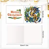 6Pcs Weihnachtsdrache - 5d DIY Handwerk Grußkarte