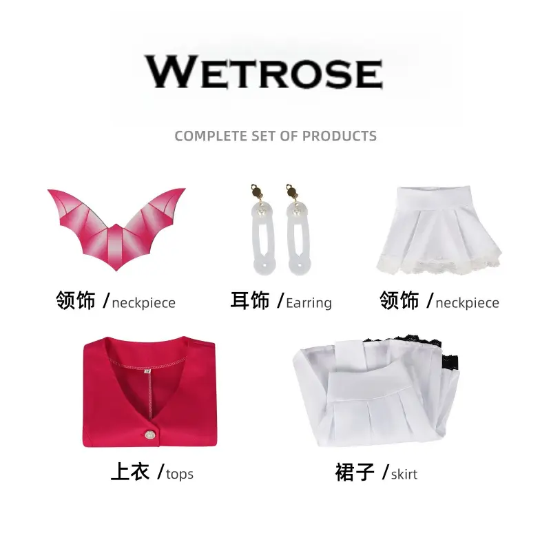 [Wetrose] In Stock Monster High Draculaura Dress Anime Cosplay Costume