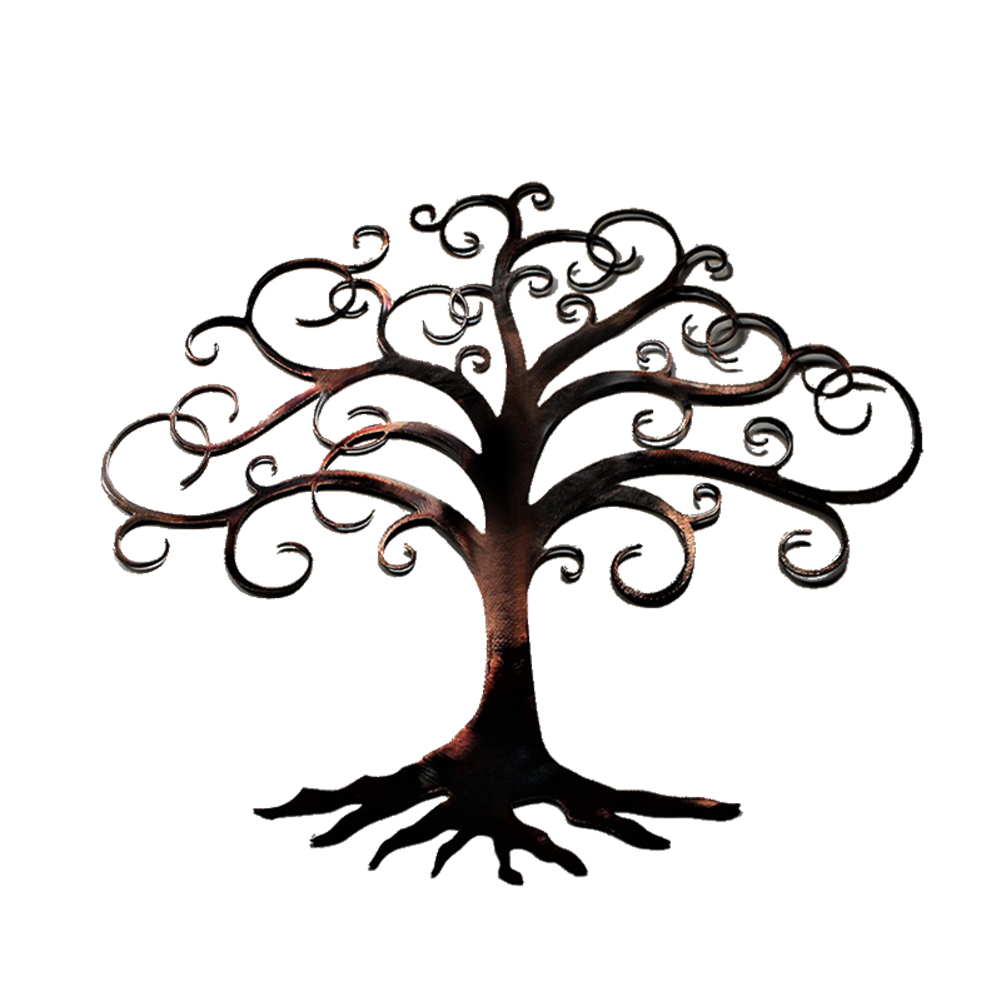 

3D Wall Hanging Metal Life Tree Art Sculpture Home Living Room Ornament, 501 Original
