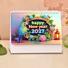 Bluebird 2027 DIY Diamond Painting Calendar Kit with Special Shaped Partial Drill Resin Diamonds 7.68x6.69in Monthly Flip Tabletop Calendar for Adults Beginners Home Office Decor Gift