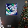 (40*40cm)Rainbow Unicorn - Round Partial AB Drill Diamond Painting