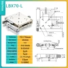 Precision micro-adjustment XY axis displacement platform, stainless steel LBX/LBY-40/50/60/70/80/100 manual slide