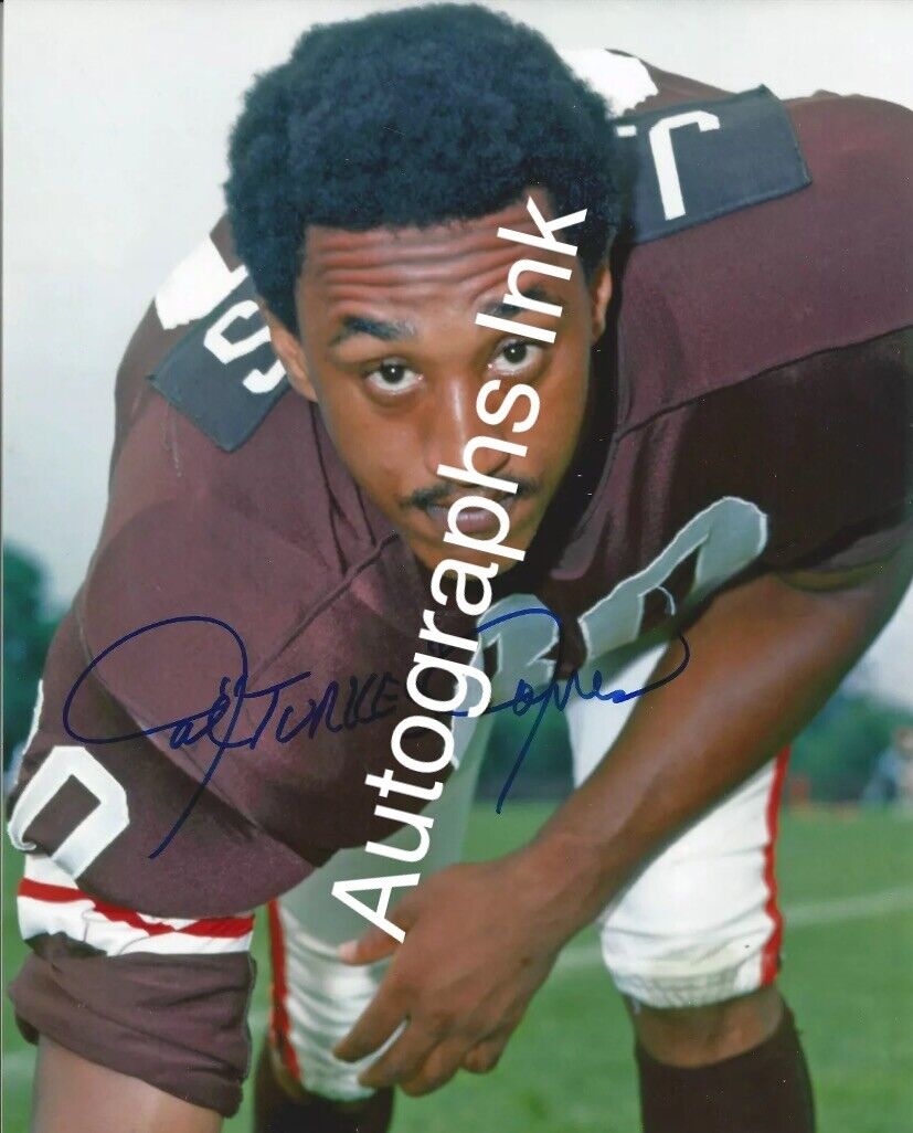 Joe Turkey Jones Autographed 8x10 Cleveland Browns Bradshaw #5