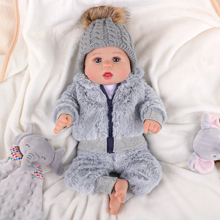 Babeside Bailyn 20'' Cutest Realistic Reborn Baby Doll Winter Boy