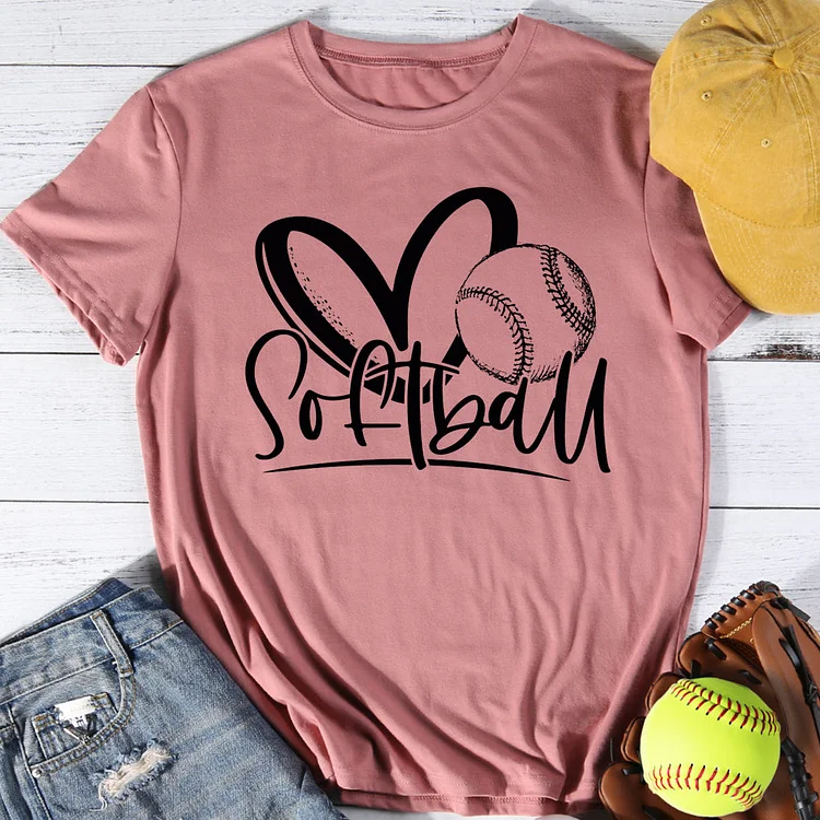Softball T-shirt Tee -01220-Annaletters