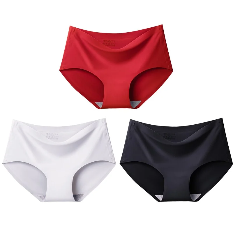 Meet'r 3Pcs/lot Seamless Panty Set Underwear Female Comfort Intimates Female Low-Rise Briefs G String Lingerie Drop Shipping
