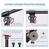 YT03 Camera Overhead Shooting Bracket Extension Rod SLR Mobile Phone Photography Integrated Horizontal Shooting Rod With 1/4 Inch And 3/8 Inch Screws, 360° Rotation, Multi-angle Photography, Load-Bearing Up To 33 Pounds