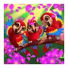 Diamond Painting -DIY Round Drill Parrots Playing Around