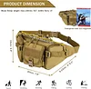 Taktische G&uuml;rteltasche Sport H&uuml;fttasche Molle Bauchtasche Wasserabweisend mit Rei&szlig;verschluss f&uuml;r Outdoor Laufen Reise Wandern Radfahren Camping Klettern