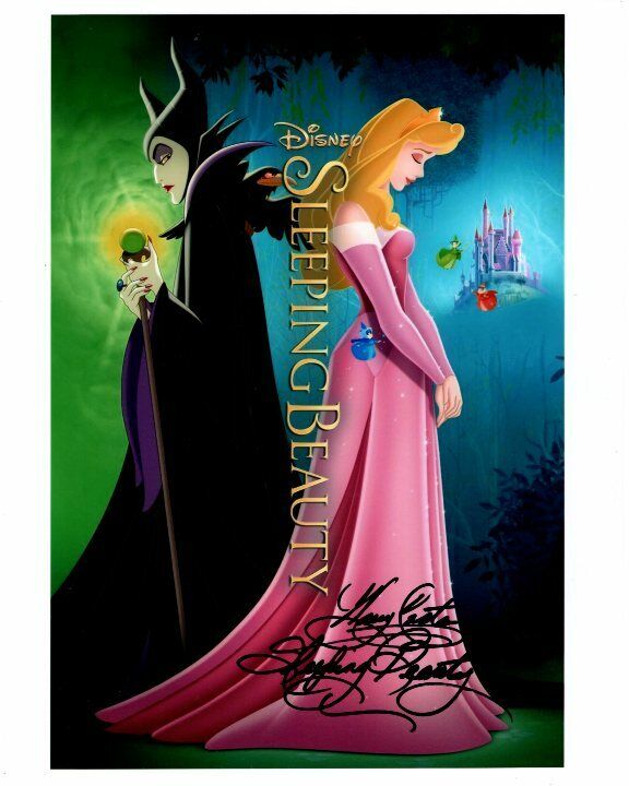 MARY COSTA Signed Autographed DISNEY SLEEPING BEAUTY Photo Poster painting