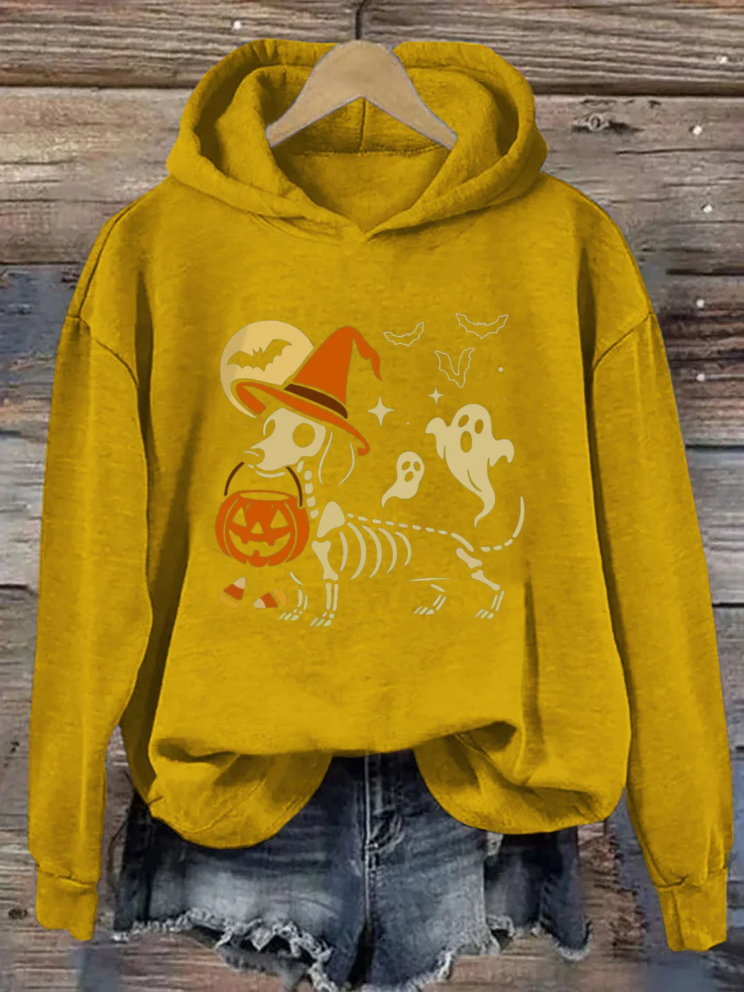 Dachshund Skeleton Hoodie
