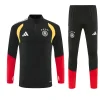 Germany 26-27 1/4 Zip Tracksuit black Chandal