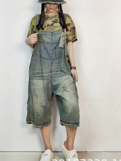 Women Half Sleeve V-neck Solid Color Dress