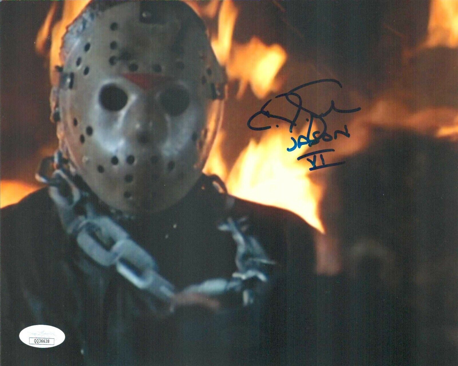 C.J. GRAHAM Friday the 13th Part VI: Jason Lives 8x10 Photo Poster painting Autograph JSA COA