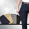 Gioiacombo&trade; Pantaloni classici da uomo elasticizzati