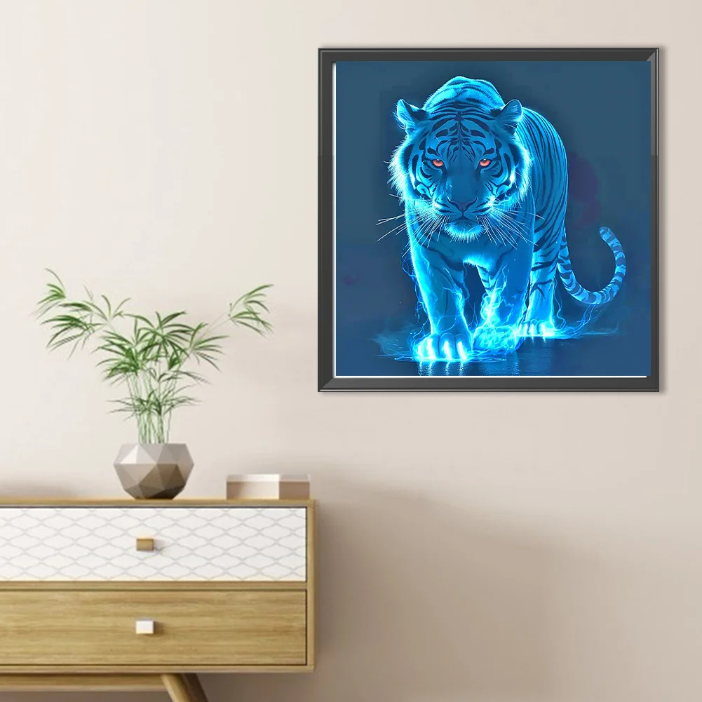 Diamond Painting - Full Round Drill - Tiger(Canvas|40*40cm)