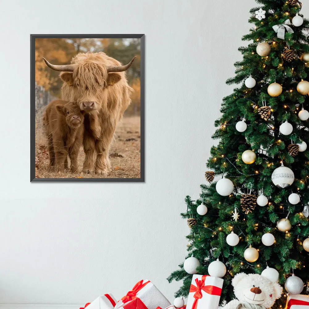 Diamond Painting - Full Round Drill - Highland Yak(Canvas|30*40cm)