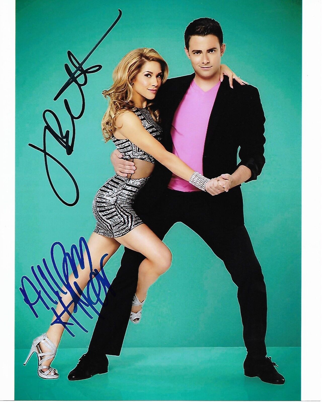 DANCING WITH THE STARS AUTOGRAPHED Photo Poster painting SIGNED 8X10 #2 ALLISON JONATHAN BENNETT