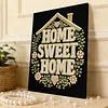 DIY Pearl Painting Love House for Home Wall Decor with Frame(30x40cm)