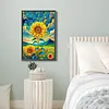 Diamond Painting -DIY Round Drill Sunflower(40x60cm)