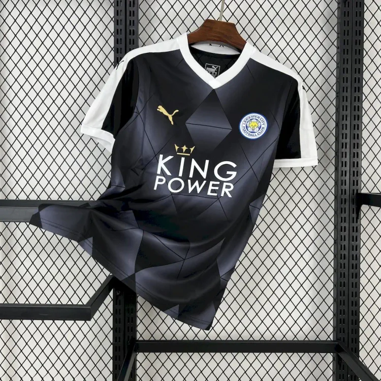 Leicester City 15/16 Retro Away Football Jersey