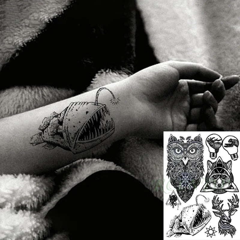 Waterproof Temporary Tattoo Sticker sexy on body back big crown tatto stickers flash tatoo fake tattoos for women men