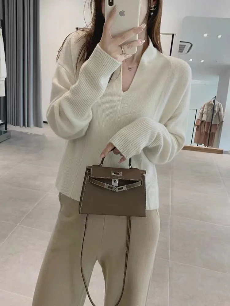2022 spring and autumn women&#39;s cashmere sweater Pullover fashion Pullover women&#39;s Knitted Top sweater clothing