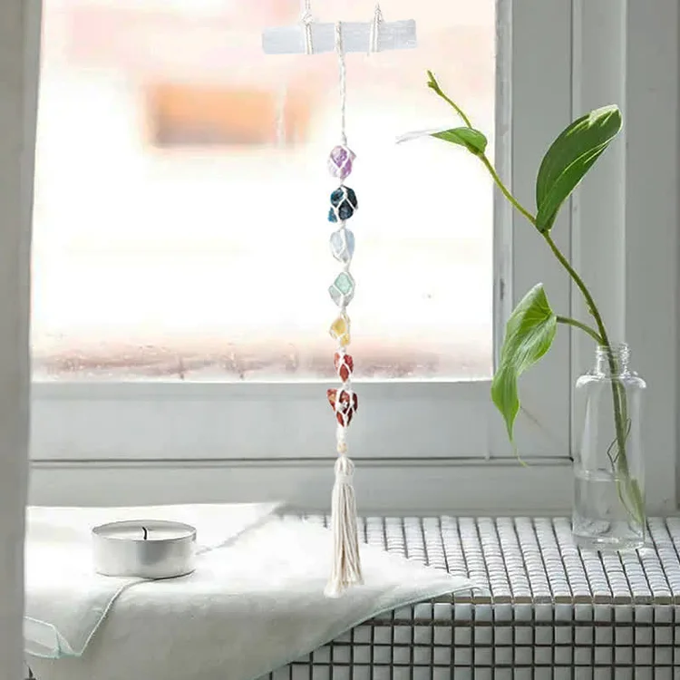 Natural Crystal Chakra Gemstone Ornament