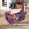 Lion 5D DIY Diamond Painting Handmade Tissue Holder Wooden Tissue Box Craft